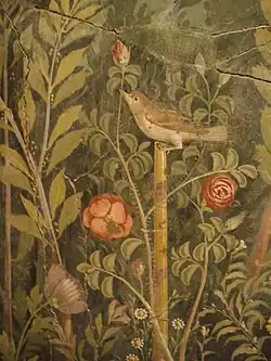 Sur une fresque de pompéi.