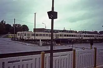 Dépôt SNCV en 1984.