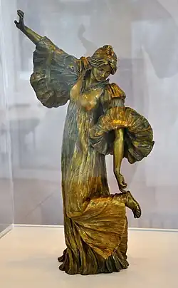 Danseuse, bronze, musée des arts appliqués, Francfort.