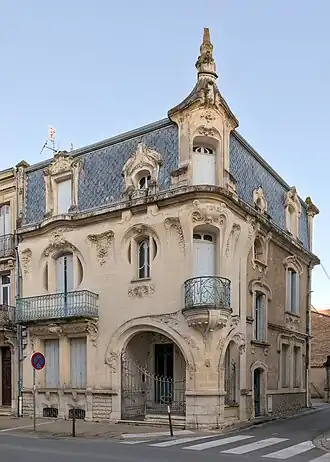 La maison Art Nouveau.