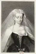 Agnès Sorel, estampe datée de 1754, Bibliothèque nationale de France.