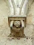 Atlante des arcatures du mur occidental.