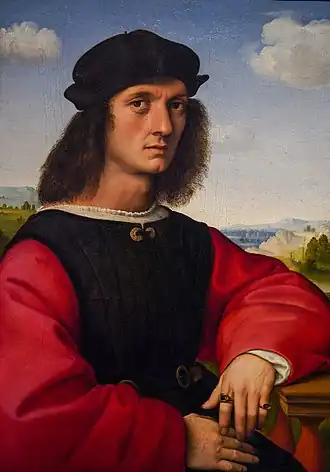 Portrait d'Agnolo Doni, par Raphaël (1506).