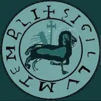 Sceau de Robert de Sandford, maître du temple en 1241