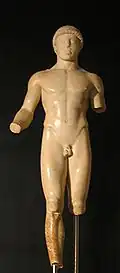 Éphèbe d'Agrigente, début du -Ve siècle.