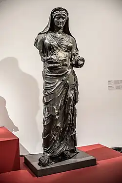 Agrippine la Jeune.Basanite, H. 180&nbsp;cm.54-59 EC.Centrale Montemartini