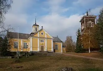 L'église d'Ahlainen.