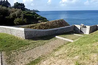 Vue depuis l'arrière.