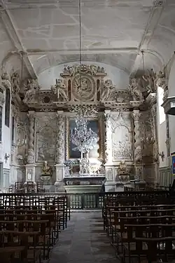 Retable et tableau maître-autel.