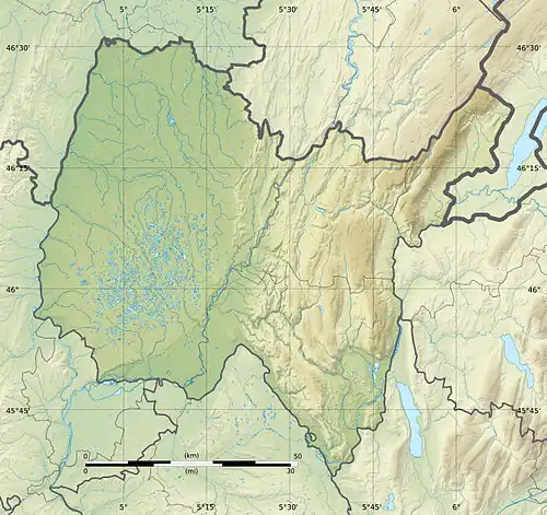 (Voir situation sur carte : Ain)