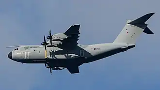 Vue de l'avion.