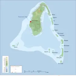 Carte d'Aitutaki