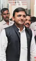 Akhilesh Yadav, président du Samajwadi Party.