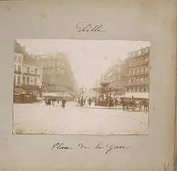 Place de la gare avant 1914