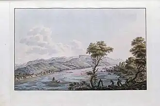 Albanis Beaumont, vue du Var, 1787.