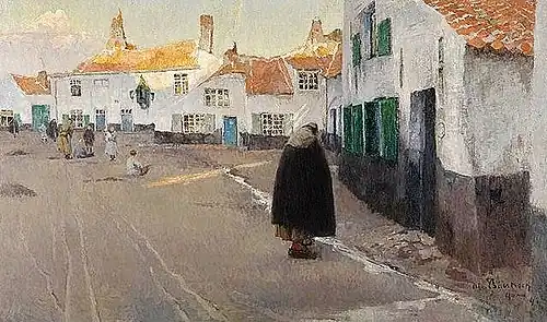 Petite place en Flandre, 1897Musée royal des Beaux-Arts d'Anvers.