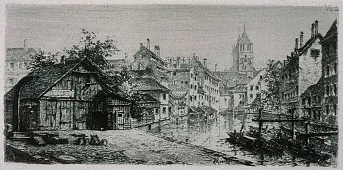 Le Woerthel (gravure Albert Koerttgé, 1898).