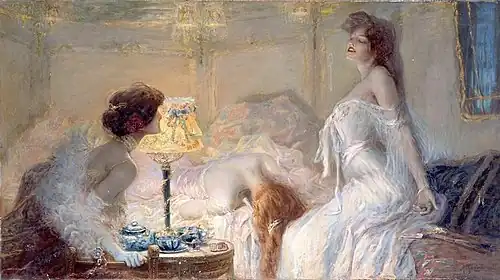 Morphine (Salon de 1905), huile sur toile. Nemours, Château-Musée.