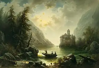 Albert Rieger, Traversée sous la Lune.