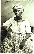 Jeune femme zambo, vers 1869.
