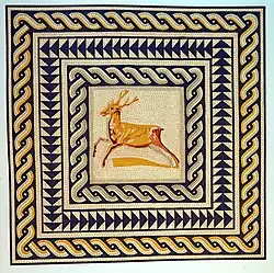 La villa d'Ancy, mosaïque,