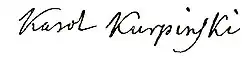 signature de Karol Kurpiński