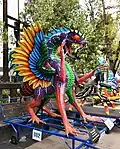 Alebrije géant au Paseo de la Reforma, à Mexico, en 2018.