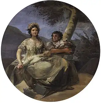 Allégorie de l'Agriculture, Goya, 1804.