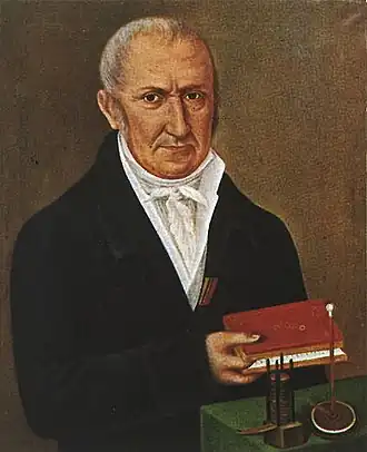 Portrait de Alessandro Volta (1745-1827)