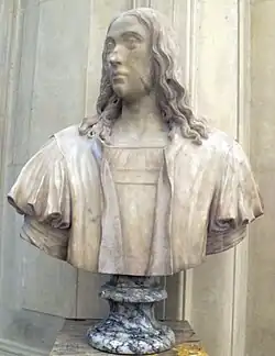 Buste de Raphaël, par Alessandro Rondoni.