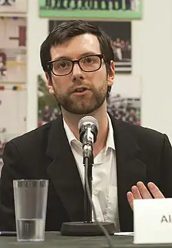 Alex Tyrrell est le chef du PVQ depuis 2013 et le seul à être demeuré en poste pour plus d'une élection générale.