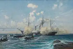 Les bateaux à vapeur de la flotte impériale prussienne (1856)