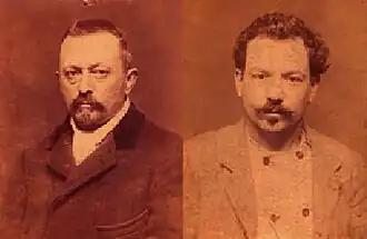 Alexandre Courtois et Louis Restiaux dit Chevalier Mic-Mac.