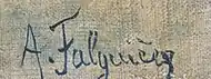 signature d'Alexandre Falguière