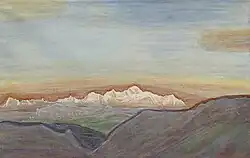 Mont-Blanc vu du Praz-de-Lys