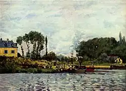 Bateaux à BougivalAlfred Sisley, 1873