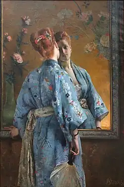 La Parisienne japonaise&nbsp;(nl), Alfred Stevens (1872).