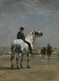 Sur la plage, 1869Collection Mesdag, La Haye
