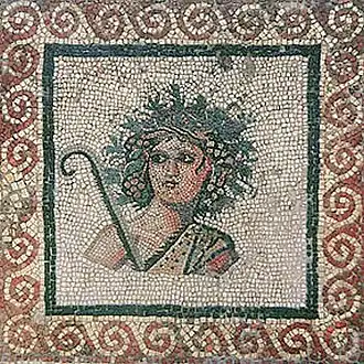 Bacchus jeune, musée archéologique de Cherchell, Algérie.