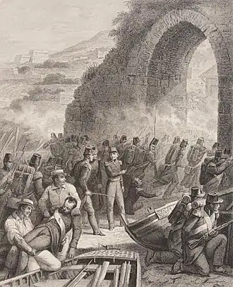 Description de l'image Algerie prise de bougie 1833.jpg.