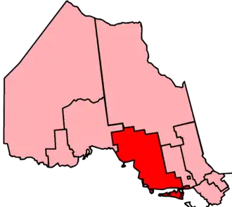 Carte de la circonscription
