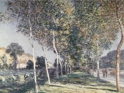 Allée de peupliers aux environs de Moret-sur-Loing, 1889Paris, musée d'Orsay