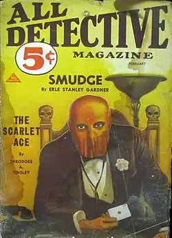 Couverture du pulp All Detective Magazine (février 1933).