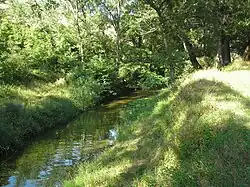 L'Alma dans le village de Brianske (Брянське).