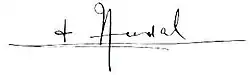 signature d'Alois Hudal