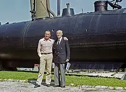 Cd Albert DUVAL et Mr Delauze (photo Comex)