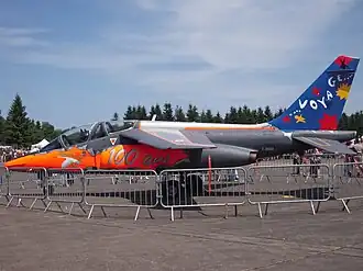 Alpha Jet de la Base aérienne 705 Tours.