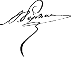 signature d'Alphonse Péphau