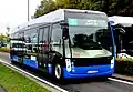 Un bus électrique Alstom NTL Aptis au Busworld 2017 de Courtrai, en Belgique.