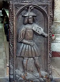 L'extrémité d'un banc